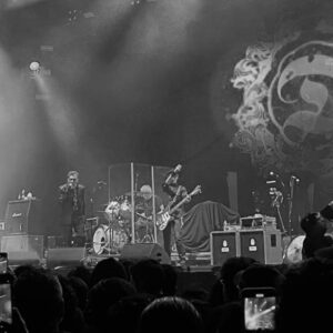 The Damned en el Palacio de los deportes en su visita a la CDMX. Fotografía por Brenda Vedder